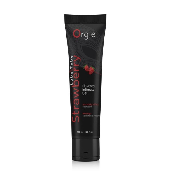 Water Based Lubricant Orgie Lube Tube Strawberry 100ml Water Based Lubricant Orgie Lube Tube Strawberry 100ml