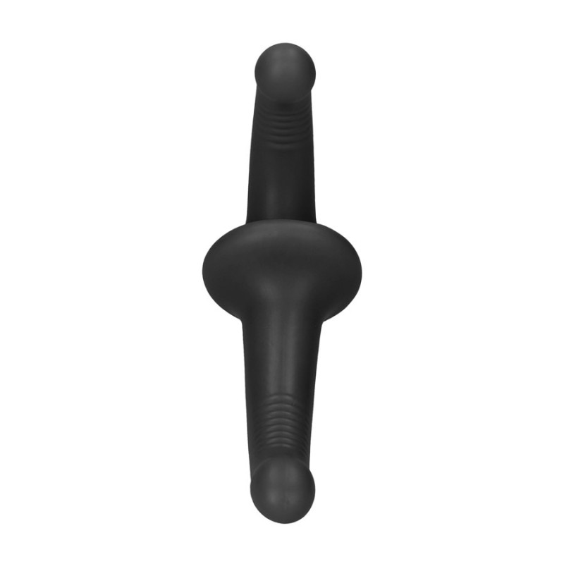 Ouch! Διπλό Strapless Strap-On Σιλικόνης Ouch! Μαύρο Γυναικεία Strap-On