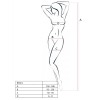 Passion Bodystocking Passion with Open Cups Red Bodystockings
