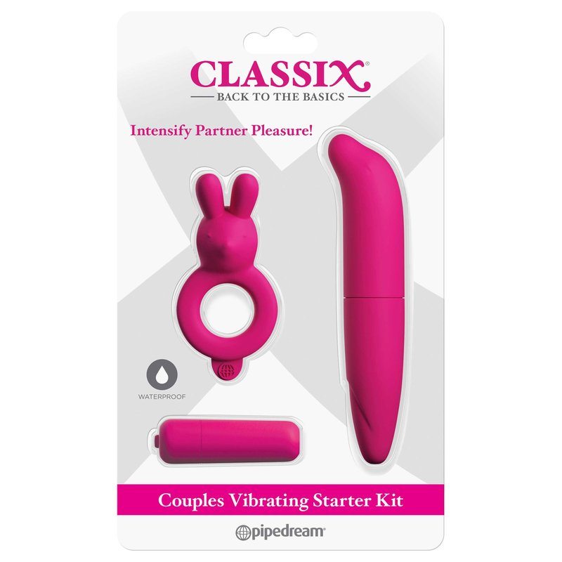 Pipedream Erotic Set For Couples Pipedream Classix Starter Kit Pink Set