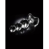 Pipedream Glass Butt Plug Icicles No. 47 Clear Non-Vibrating butt plugs