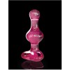 Pipedream Glass Butt Plug Icicles No. 75 Pink Non-Vibrating butt plugs