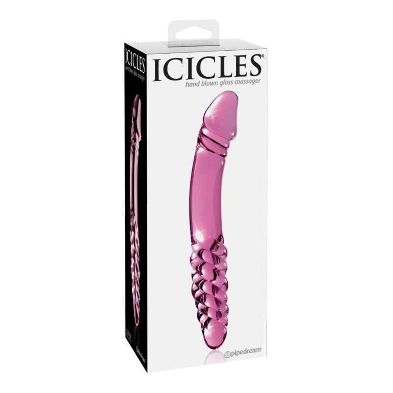 Γυάλινο Dildo Pipedream Icicles No. 57 23cm Ροζ Pipedream Γυάλινο Dildo Pipedream Icicles No. 57 23cm Ροζ Γυάλινα