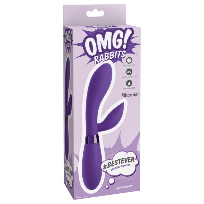 Δονητής Rabbit Pipedream OMG! #Bestever Μοβ Pipedream Δονητής Rabbit Pipedream OMG! #Bestever Μοβ Solo Play