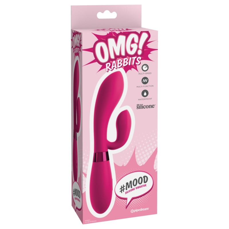 Pipedream Rabbit Vibrator Pipedream OMG! #Mood Fuchsia Rabbit