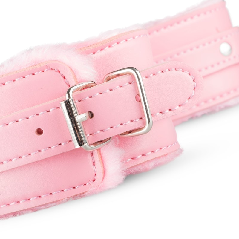 XOXO Hunter Ankle Cuffs XOXO Pink Leather handcuffs