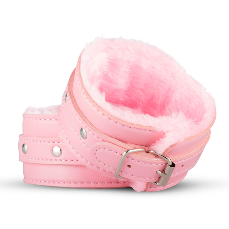 XOXO Hunter Ankle Cuffs XOXO Pink Leather handcuffs