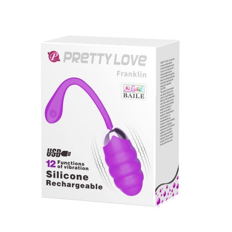 Pretty Love Vibrating Egg Pretty Love Franklin Purple Vibrating Eggs