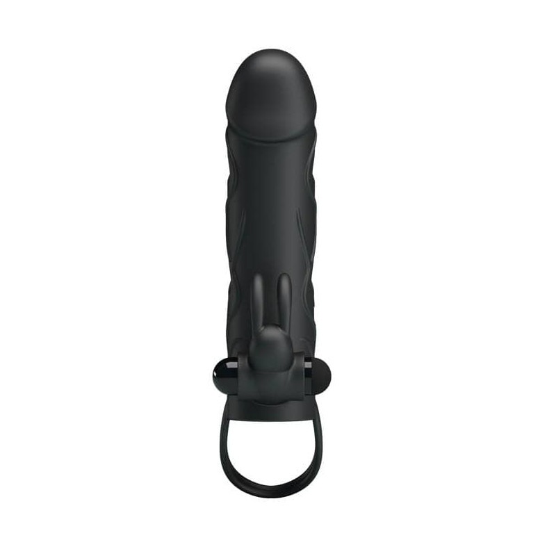 Vibrating Penis Sleeve Pretty Love Black Pretty Love Vibrating Penis Sleeve Pretty Love Black Penis Extenders