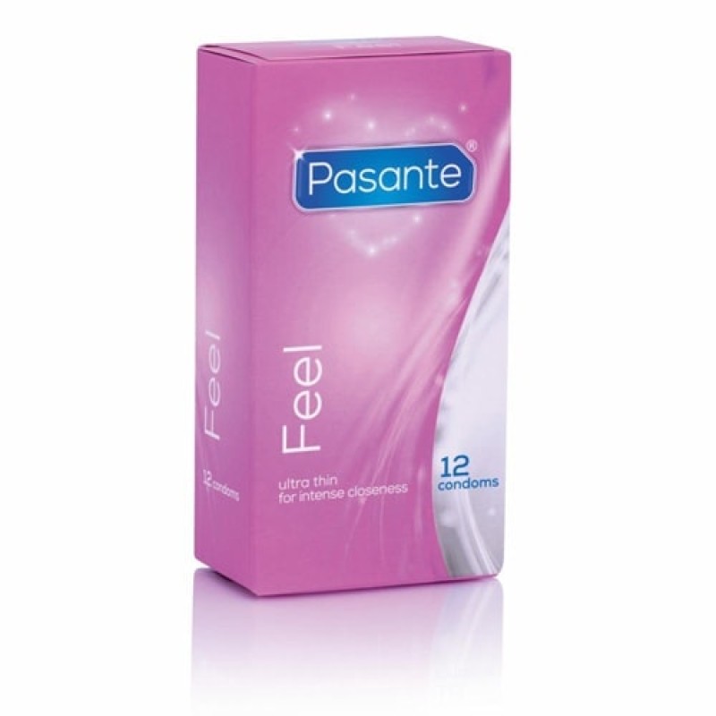 Pasante Προφυλακτικά Λεπτά Pasante Sensitive Feel 12τμχ Προφυλακτικά