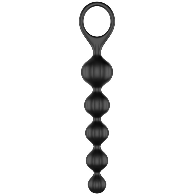 Satisfyer Anal Beads Satisfyer Set Of 2 Black Anal Balls