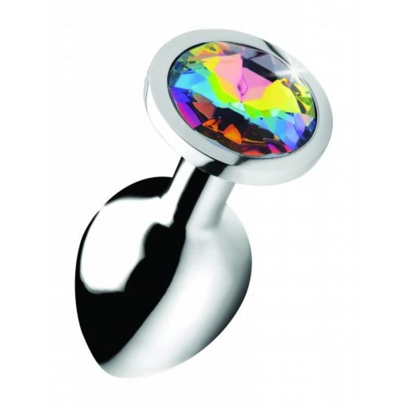 Butt Plug With Jewel Booty Sparks Small Rainbow Booty Sparks Butt Plug With Jewel Booty Sparks Small Rainbow Non-Vibrating butt plugs