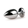 Easytoys – Anal Collection Butt Plug With Jewel Easytoys No. 6 Silver/Pink Non-Vibrating butt plugs