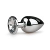 Butt Plug With Jewel Easytoys No. 6 Silver/Clear Easytoys – Anal Collection Butt Plug With Jewel Easytoys No. 6 Silver/Clear Non-Vibrating butt plugs
