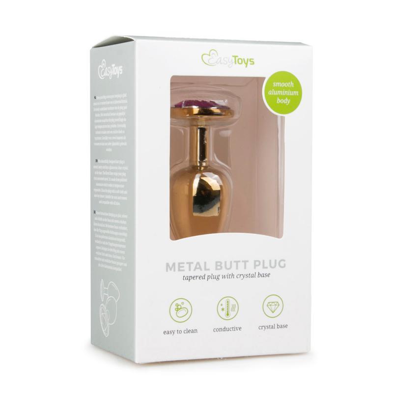 Butt Plug With Jewel Easytoys Plug No. 1 Gold/Purple Easytoys – Anal Collection Butt Plug With Jewel Easytoys Plug No. 1 Gold/Purple Non-Vibrating butt plugs