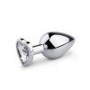 Butt Plug With Heart Jewel Easytoys No. 7 Silver/Clear Easytoys – Anal Collection Butt Plug With Heart Jewel Easytoys No. 7 Silver/Clear Non-Vibrating butt plugs