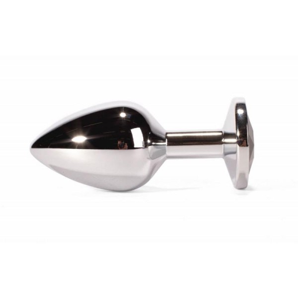 Butt Plug With Jewel Secret Shine Small Black