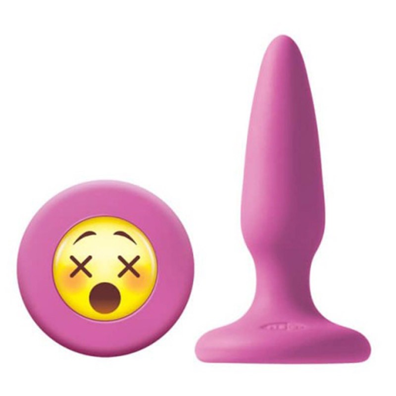 NS Novelties Πρωκτική Σφήνα Mojis WTF Pink Medium Ροζ Σφήνες χωρίς δόνηση