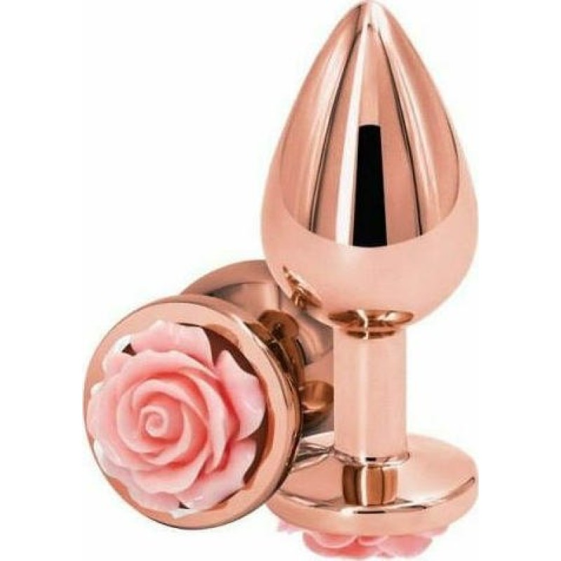 Butt Plug NSnovelties Rose Medium Pink NS Novelties Butt Plug NSnovelties Rose Medium Pink Non-Vibrating butt plugs