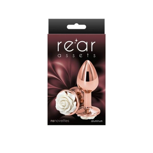 Butt Plug NSnovelties Rose Small White