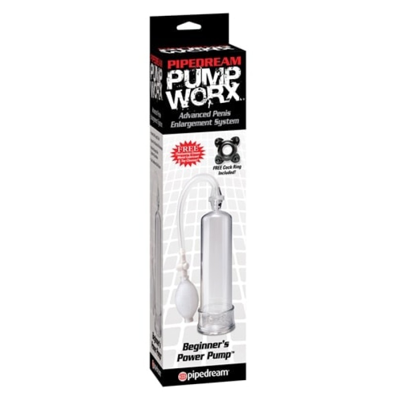 Μεγεθυντής Πέους Pump Worx Beginners Power Pump Λευκός Pump Worx Μεγεθυντής Πέους Pump Worx Beginners Power Pump Λευκός Μεγεθυντές Πέους