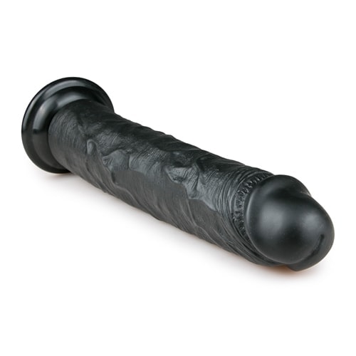 Ρεαλιστικό Dildo Easytoys 28.5cm Μαύρο