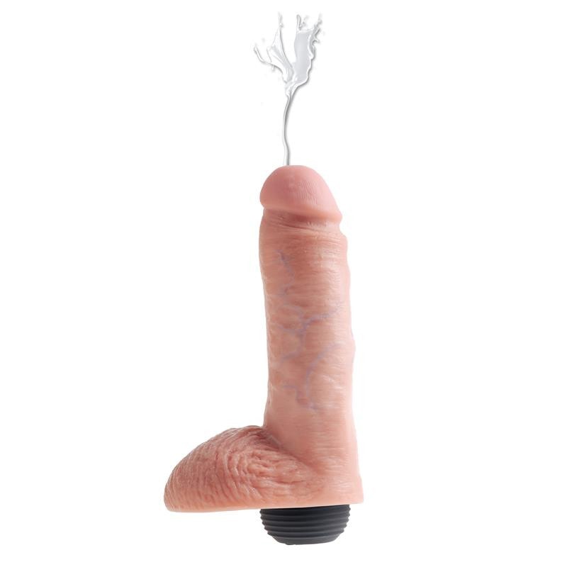 Ρεαλιστικό Dildo Εκσπερμάτισης King Cock 20cm Μπεζ King Cock Ρεαλιστικό Dildo Εκσπερμάτισης King Cock 20cm Μπεζ Ρεαλιστικά