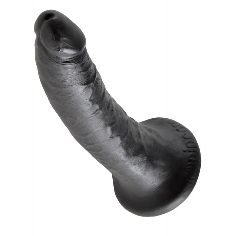 King Cock Realistic Dildo King Cock 18cm Black Realistic