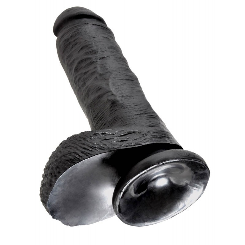 Ρεαλιστικό Dildo King Cock Με Όρχεις 20cm Μαύρο King Cock Ρεαλιστικό Dildo King Cock Με Όρχεις 20cm Μαύρο Ρεαλιστικά