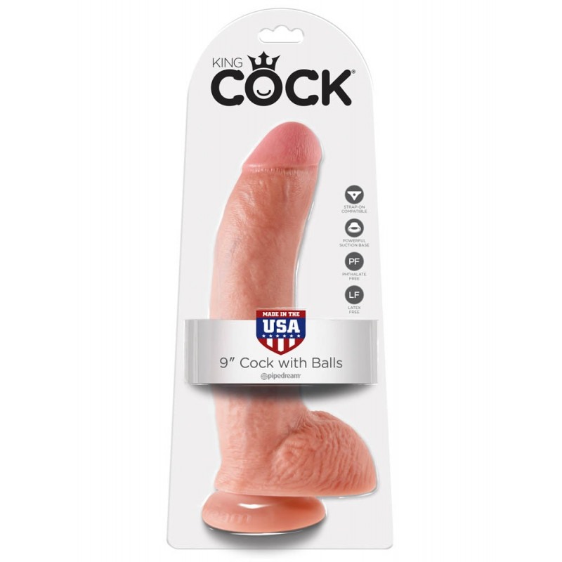 Ρεαλιστικό Dildo King Cock Με Όρχεις 23cm Μπεζ King Cock Ρεαλιστικό Dildo King Cock Με Όρχεις 23cm Μπεζ Ρεαλιστικά
