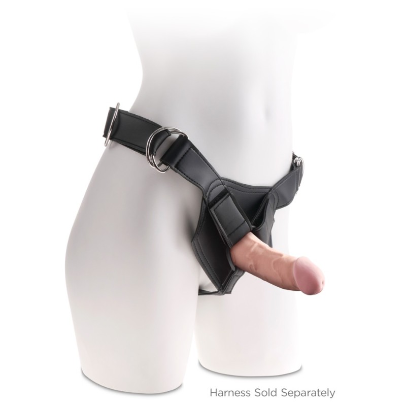 King Cock Realistic Dildo King Cock Plus Triple Density Cock 15cm Nude Realistic