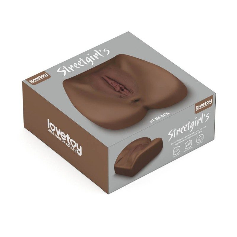 Lovetoy Realistic Masturbator Lovetoy Streetgirls 1 Brown Masturbators