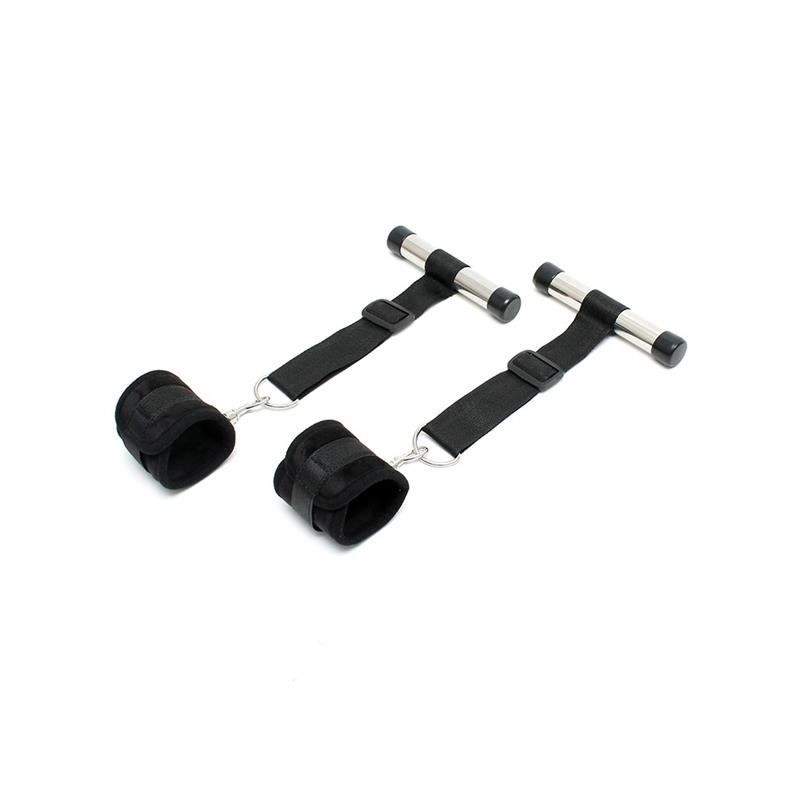 Over the Door Cuffs Set Rimba Black Rimba Over the Door Cuffs Set Rimba Black Restraints