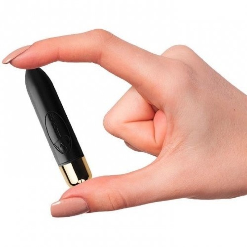Rocks Off Bullet Vibrator Rocks Off RO-80mm 7-Speed Black Bullet