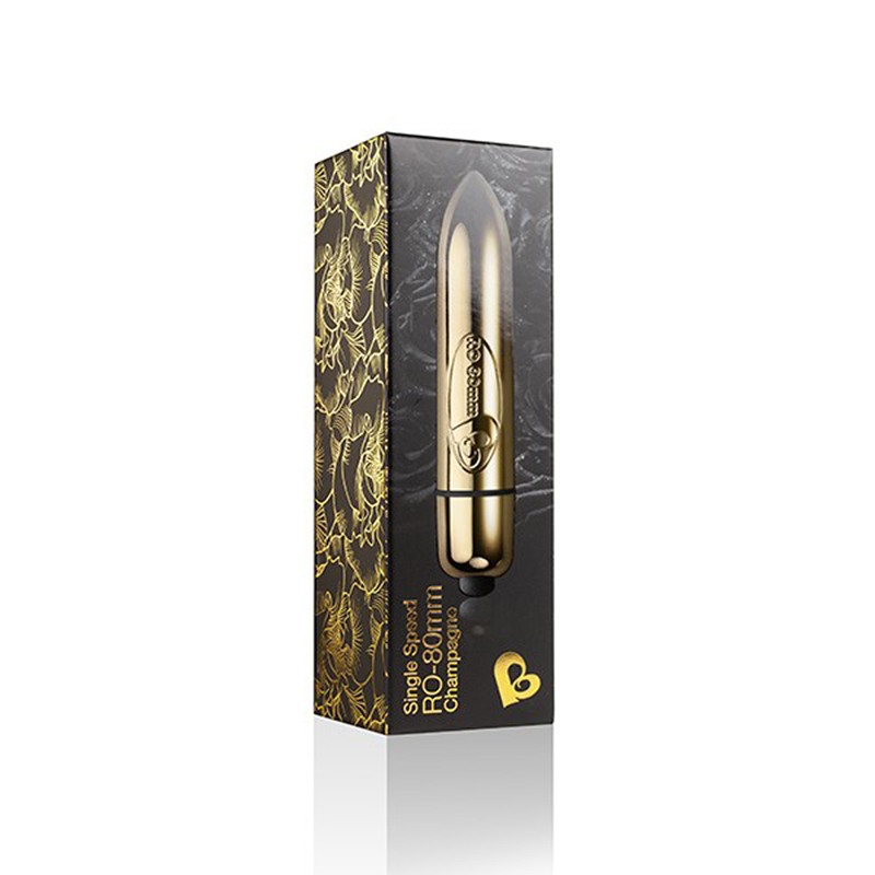 Rocks Off Bullet Vibrator Rocks Off Single Speed Champagne Bullet