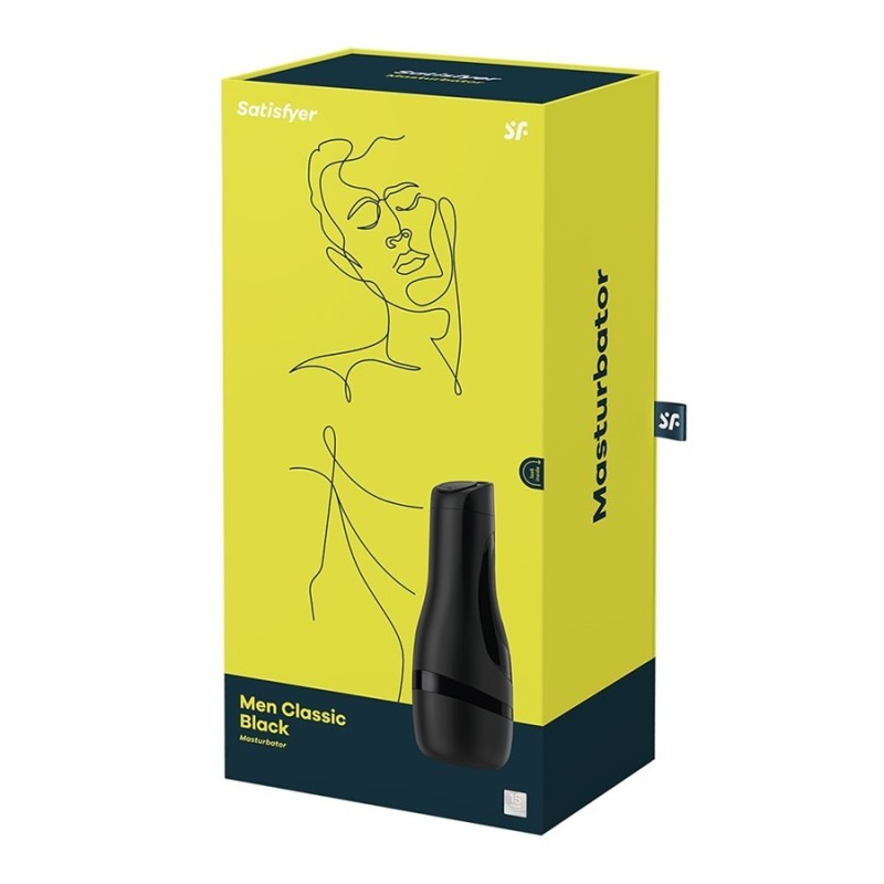 Anus Stroker Satisfyer Men Classic Black Nude Satisfyer Anus Stroker Satisfyer Men Classic Black Nude With anus opening