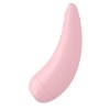 Satisfyer Κλειτοριδικός Δονητής Satisfyer Curvy 2+ Ροζ Κλειτοριδικά