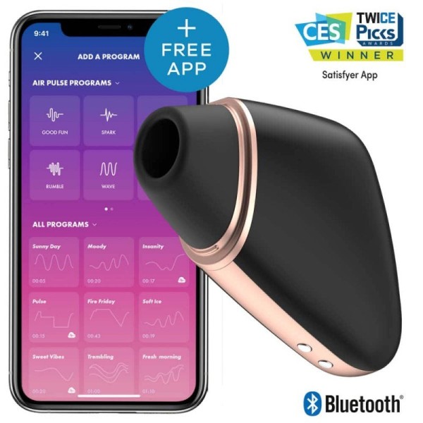 Κλειτοριδικός Δονητής Satisfyer Love Triangle Μαύρος Κλειτοριδικός Δονητής Satisfyer Love Triangle Μαύρος