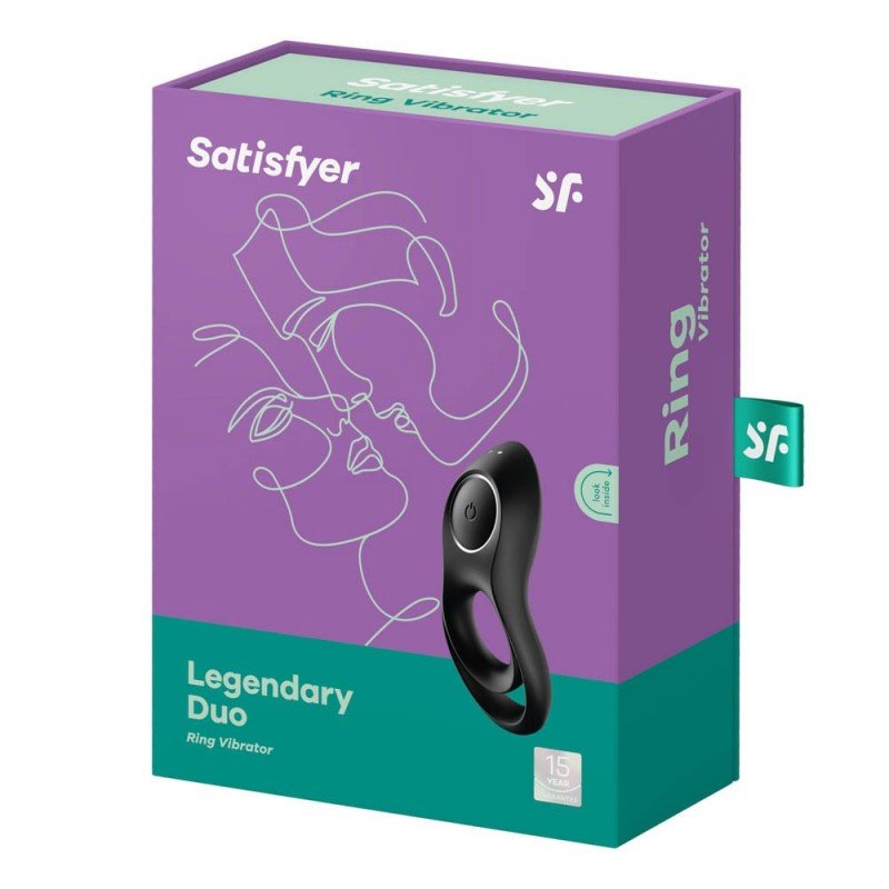 Cock Ring Satisfyer Legendary Duo Black Satisfyer Cock Ring Satisfyer Legendary Duo Black Cock Rings