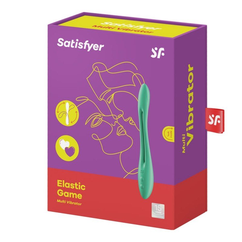 Satisfyer Δονητής Ζευγαριών Satisfyer Elastic Game Πράσινο Γυναικεία Toys