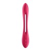 Couples Vibrator Satisfyer Elastic Joy Red Satisfyer Couples Vibrator Satisfyer Elastic Joy Red For Couples
