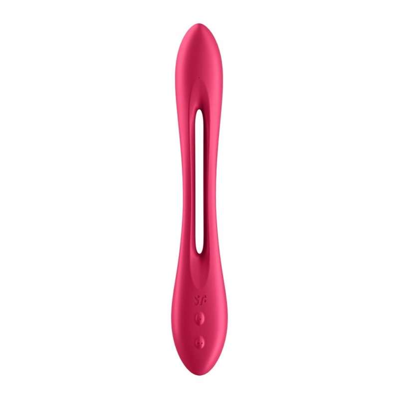 Couples Vibrator Satisfyer Elastic Joy Red Satisfyer Couples Vibrator Satisfyer Elastic Joy Red For Couples