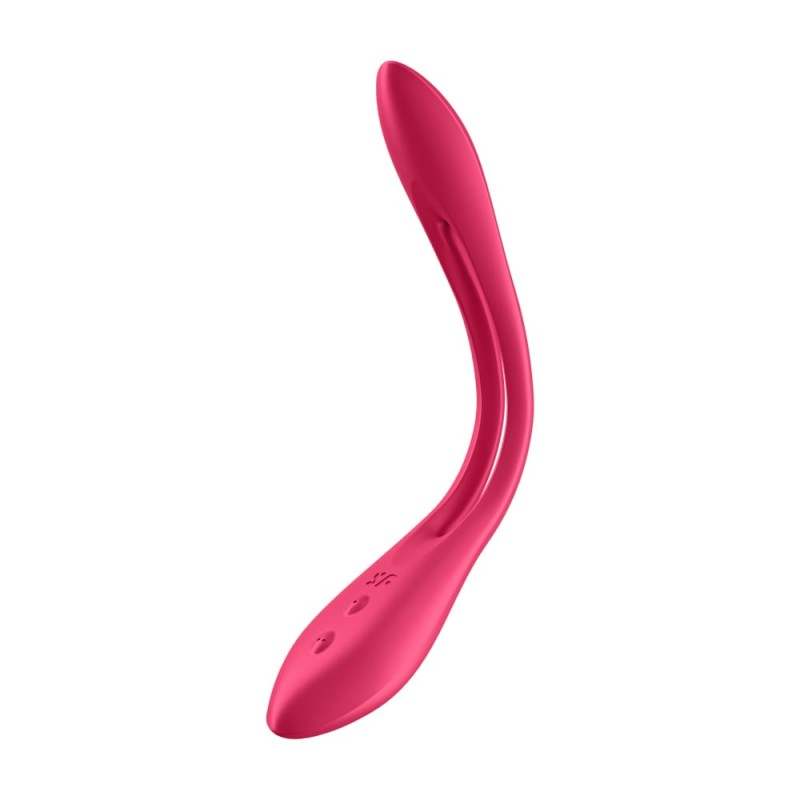 Couples Vibrator Satisfyer Elastic Joy Red Satisfyer Couples Vibrator Satisfyer Elastic Joy Red For Couples