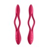 Couples Vibrator Satisfyer Elastic Joy Red Satisfyer Couples Vibrator Satisfyer Elastic Joy Red For Couples
