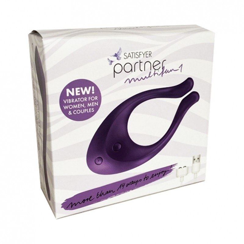Satisfyer Couples Vibrator Satisfyer Partner Multifun 1 Purple Vibrators