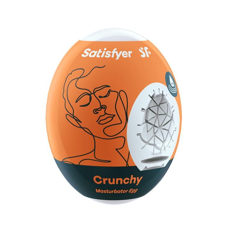 Satisfyer Egg Stroker Satisfyer Crunchy With neutral opening