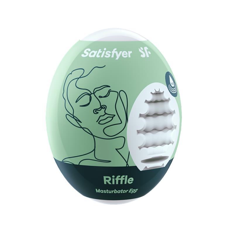 Satisfyer Αυγό Αυνανισμού Satisfyer Egg Riffle Με ουδέτερο άνοιγμα
