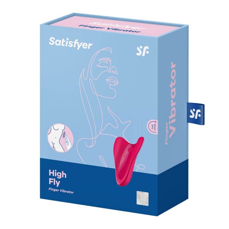 Finger Vibrator Satisfyer High Fly Fuchsia Satisfyer Finger Vibrator Satisfyer High Fly Fuchsia Clit Toys