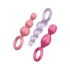 Πρωκτικές Σφήνες Σετ Satisfyer Pack of 3 Colored