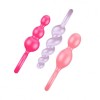 Πρωκτικές Σφήνες Σετ Satisfyer Pack of 3 Colored Satisfyer Πρωκτικές Σφήνες Σετ Satisfyer Pack of 3 Colored Σφήνες σετ